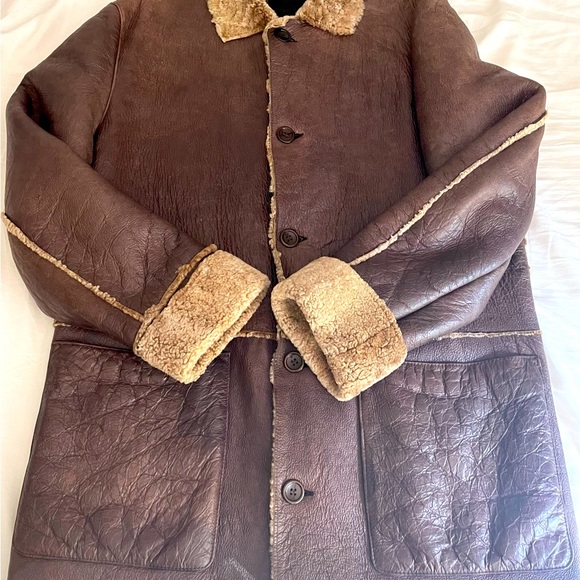 Zara Jackets & Coats Zara Men Genuine Leather Jacket Sheepskin